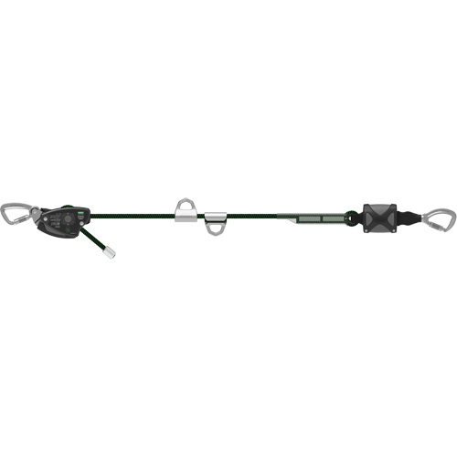Corde de 60' pour ligne de vie temporaire horizontale, Corde d'alpinisme CSL Industriel Inc.