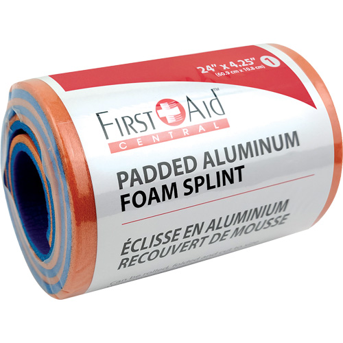 Splint, Multipurpose, Aluminum Foam Padded, 24", Non-Medical CSL Industriel Inc.