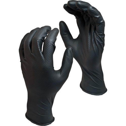 Gants jetables biod&eacute;gradables Green Monkey, T-Grand, Nitrile, 8 mils, Sans poudre, Noir CSL Industriel Inc.
