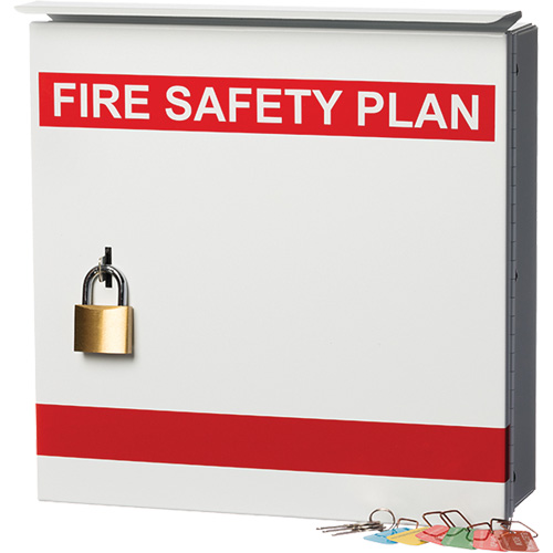 Boîte pour plan de s&eacute;curit&eacute; en cas d'incendie CSL Industriel Inc.