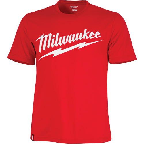Heavy-Duty Short-Sleeved T-Shirt with Milwaukee&reg; Logo, Men's, Small, Red CSL Industriel Inc.