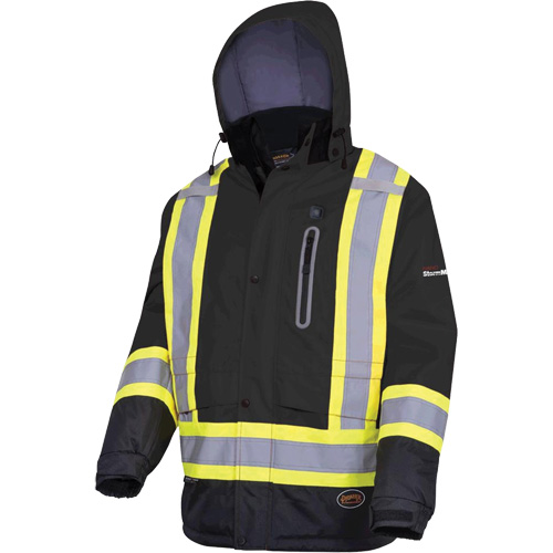 5409 Veste imperm&eacute;able &agrave; isolation thermique, Hommes, Petit, Noir CSL Industriel Inc.