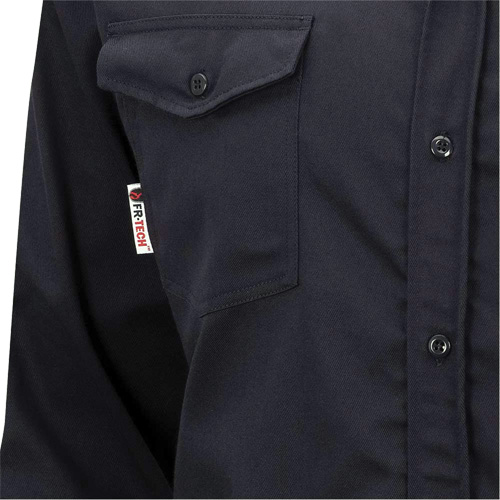 7742 Chemise de s&eacute;curit&eacute; ignifug&eacute;e FR-Tech, Petit, Bleu marin CSL Industriel Inc.