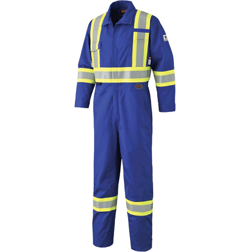 7706 Combinaison ignifuge FR-Tech avec fermetures &agrave; glissi&egrave;re aux jambes, Taille 36, Bleu royal, 9,7 cal/cm² CSL Industriel Inc.