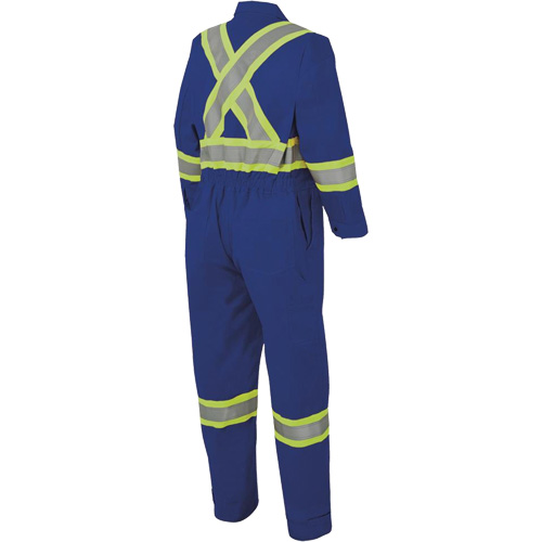 7706 Combinaison ignifuge FR-Tech avec fermetures &agrave; glissi&egrave;re aux jambes, Taille 36, Bleu royal, 9,7 cal/cm² CSL Industriel Inc.