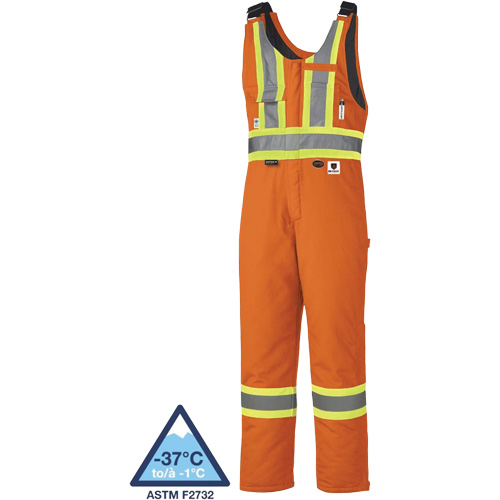 5534A Combinaison de s&eacute;curit&eacute; matelass&eacute;e ignifuge, Petit, Orange CSL Industriel Inc.