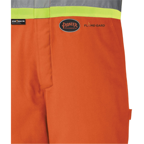 5534A Combinaison de s&eacute;curit&eacute; matelass&eacute;e ignifuge, Petit, Orange CSL Industriel Inc.