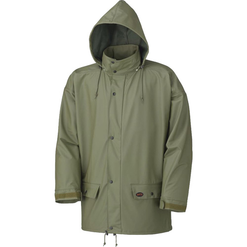 D7000 Veste imperm&eacute;able extensible, Polyur&eacute;thane, T-petit, Vert CSL Industriel Inc.