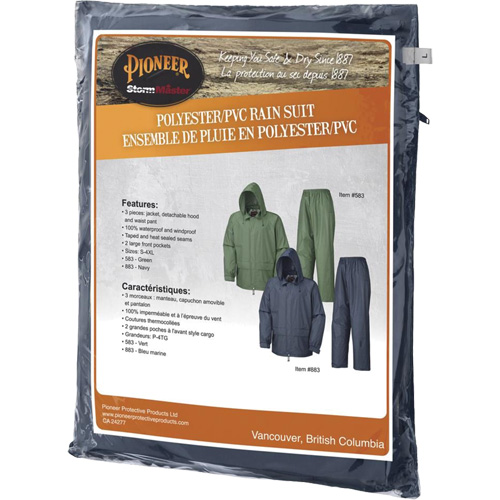 583 V&ecirc;tements imperm&eacute;ables, Polyester/PVC, Petit, Vert CSL Industriel Inc.