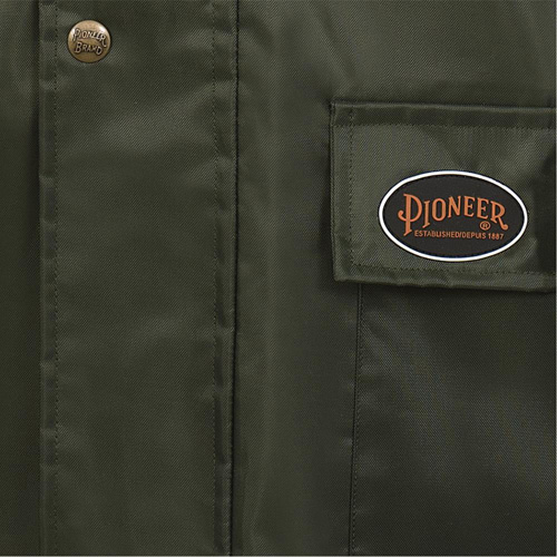 D8120J Manteau &agrave; capuchon ind&eacute;chirable Nailhead pour planteur d'arbres, Polyester/PVC, T-petit, Vert CSL Industriel Inc.