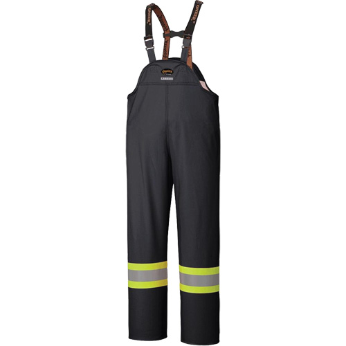 5895BK Flame-Resistant Waterproof Stretch Bib Pants, X-Small, Black CSL Industriel Inc.