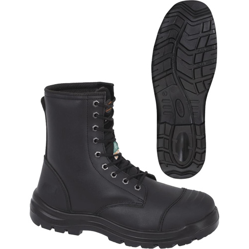 1027 Black 8" Work Boots, Leather, Steel Toe, Size 10 CSL Industriel Inc.