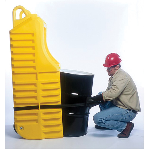 Chariot pour baril, 26,5'' lo x 26,5'' la x 5'' h, Cap. de d&eacute;versement 800 gal. US CSL Industriel Inc.