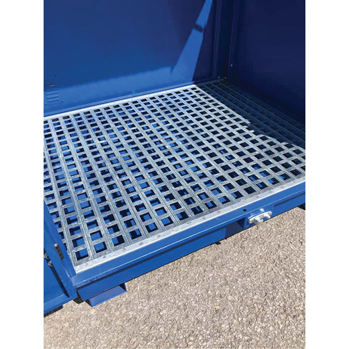 Palette de d&eacute;versement en acier avec couvercle rigide S-4 Ultra, 61" lo x 54,4" la x 52" h, Capacit&eacute; de charge 4700 lb CSL Industriel Inc.