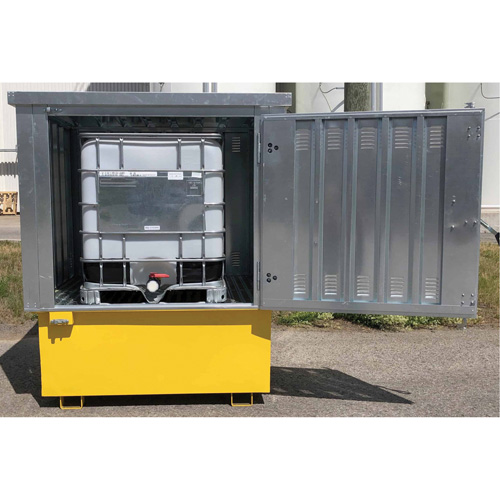 Couvercle rigide en acier Ultra-IBC, 71,1" lo x 83,1" la x 66,3" h, Capacit&eacute; de charge 5640 lb CSL Industriel Inc.