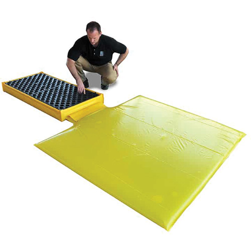 Ultra-Spill Deck flexible, 2 barils, Capacit&eacute; de d&eacute;versement 11 gal. US, 48" x 24" x 2,5" CSL Industriel Inc.