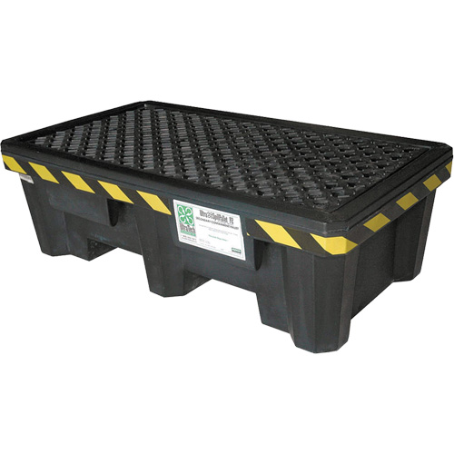 Ultra-Spill Pallet mod&egrave;le &eacute;conomique, 2 barils, Capacit&eacute; de d&eacute;versement 66 gal. US, 53" x 29" x 16,5" CSL Industriel Inc.