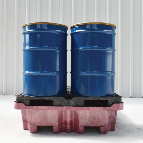 4-Drum Ultra-Spill King&reg; Drum Spill Pallet, 85 US gal. Spill Capacity, 51" x 51" x 17.5" CSL Industriel Inc.