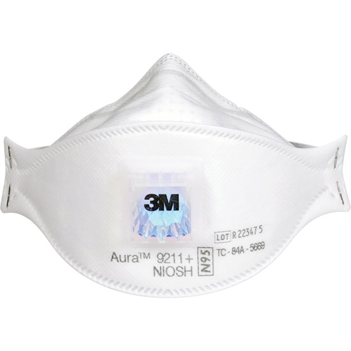 Respirateur &agrave; particules Aura 9211+, N95, Certifi&eacute; NIOSH CSL Industriel Inc.