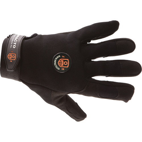 Gants de m&eacute;canicien anti-chocs, 7/Petit, Paume en Synth&eacute;tique/Su&egrave;de, Poignet &eacute;lastique/Boucle et crochet CSL Industriel Inc.