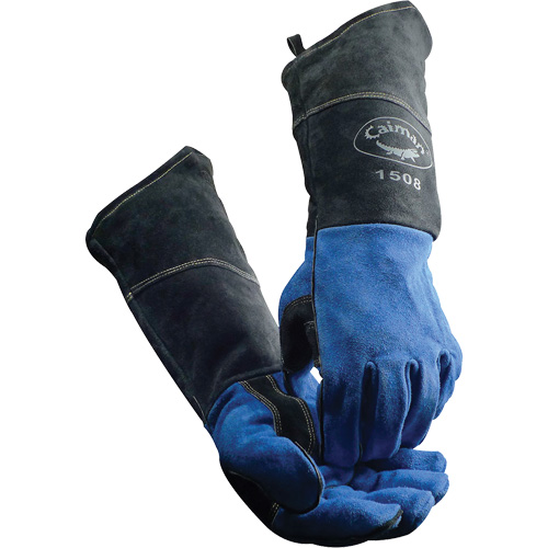 Gants de soudeur Caiman, Cuir de vache refendu, Taille Grand CSL Industriel Inc.