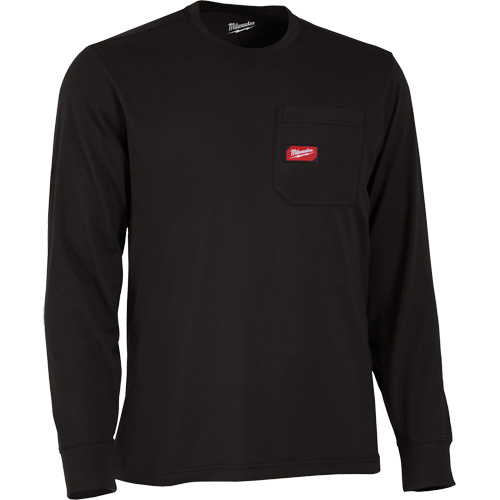 Gridiron Long-Sleeved Pocket-T-Shirt, Men's, Small, Black CSL Industriel Inc.