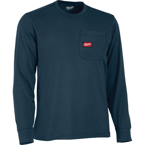 Gridiron Long-Sleeved Pocket-T-Shirt, Men's, Small, Blue CSL Industriel Inc.