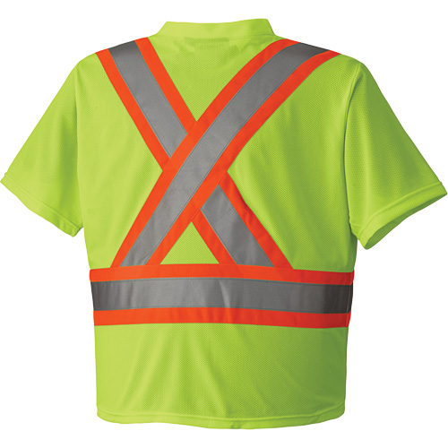 6989 Traffic Micro Mesh T-Shirt, X-Small, High Visibility Lime-Yellow CSL Industriel Inc.