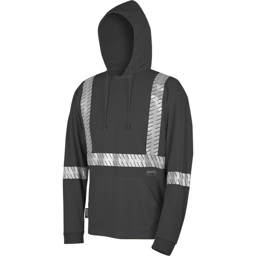6966 Bird's-Eye Safety Hoodie, Small, Black CSL Industriel Inc.