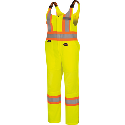 6000W Women's High-Visibility Traffic Safety Overalls, Polyester, X-Small, High Visibility Lime-Yellow CSL Industriel Inc.