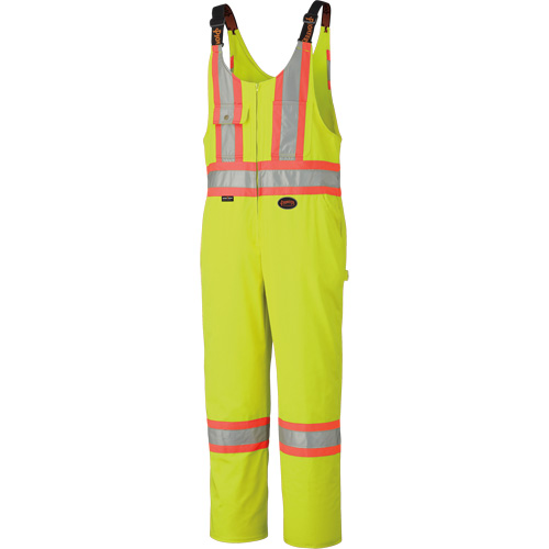 6616T High-Visibility Heavy-Duty Overalls, Poly-Cotton, 40 (Tall), High Visibility Lime-Yellow CSL Industriel Inc.