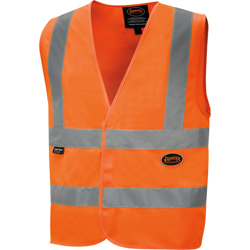 6885 High-Visibility Tricot Safety Vest, High Visibility Orange, Small, Polyester CSL Industriel Inc.
