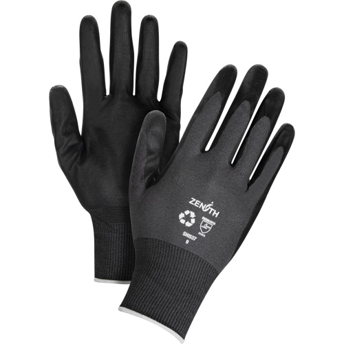Eco-Friendly Breathable Coated Gloves, 7, Foam Nitrile Coating, 21 Gauge, Nylon/RPET Shell CSL Industriel Inc.