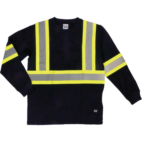 Long Sleeve Safety T-Shirt, Cotton, X-Small, Black CSL Industriel Inc.