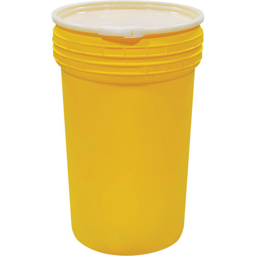Plastic Lab Pack Nestable Drum with Lever-Lock, 55 US gal., Mobile CSL Industriel Inc.