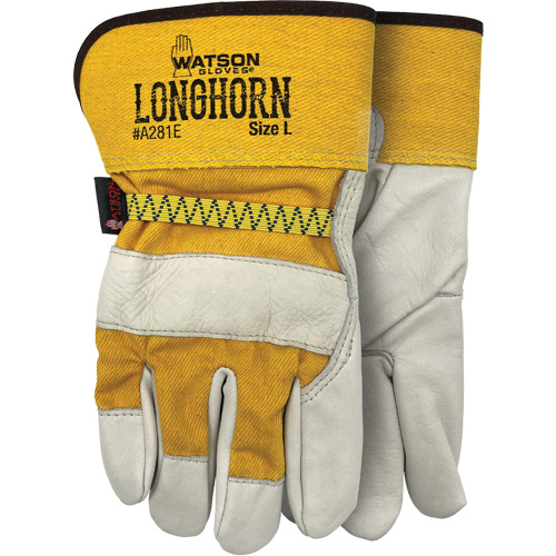 Longhorn Fitters Gloves, Small, Grain Cowhide Palm CSL Industriel Inc.