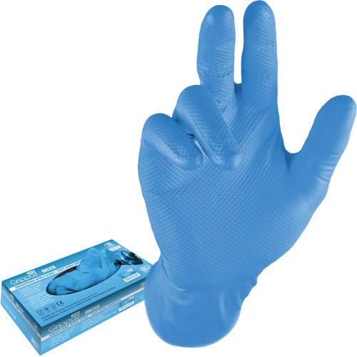 Disposable Gloves, 3X-Large, Nitrile, 8-mil, Powder-Free, Blue CSL Industriel Inc.
