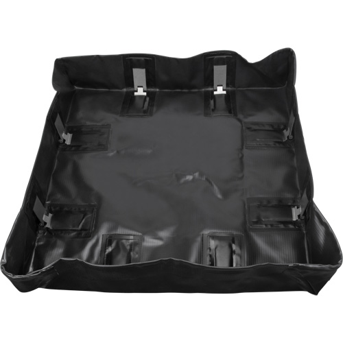 Berme repliable, Capacit&eacute; 60 gal. US, 4' la x 4' lo x 6" h, Support &agrave; encliqueter CSL Industriel Inc.