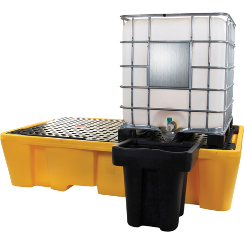 Double palette de d&eacute;versements IBC, Capacit&eacute; de d&eacute;versement 317 gal. US, 89" x 57" x 23" CSL Industriel Inc.