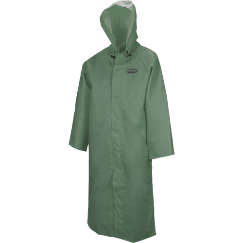 Manteau long avec capuchon d&eacute;tachable Hurricane 851, Petit, Vert CSL Industriel Inc.