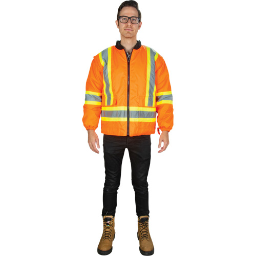 Waterproof 7-in-1 Winter Parka, High Visibility Orange, Medium CSL Industriel Inc.