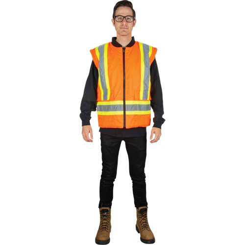 Waterproof 7-in-1 Winter Parka, High Visibility Orange, Medium CSL Industriel Inc.