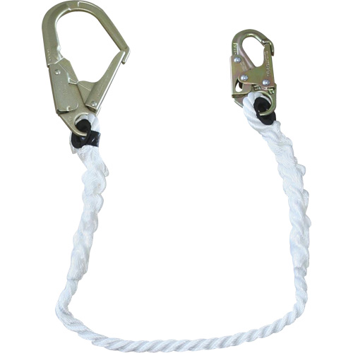 LAN-1242-4 Longe &agrave; corde de retenue 5/8", 1 branches, 4', Classe CSA A CSL Industriel Inc.