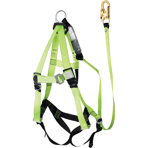 FBH-10000A6440-4 4' Class A Harness & Lanyard with 350 lbs. Capacity, Harness/Lanyard Combo CSL Industriel Inc.