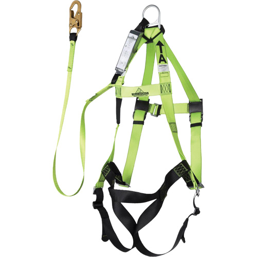FBH-10000A6440-4 4' Class A Harness & Lanyard with 350 lbs. Capacity, Harness/Lanyard Combo CSL Industriel Inc.