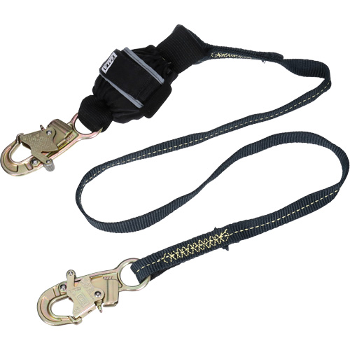 Arc Flash Web Shock-Absorbing Lanyard, 6', Snap Hook Center, Snap Hook Leg Ends, Kevlar&reg; CSL Industriel Inc.