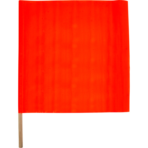 Drapeau de s&eacute;curit&eacute; routi&egrave;re, Mailles, Avec manche CSL Industriel Inc.