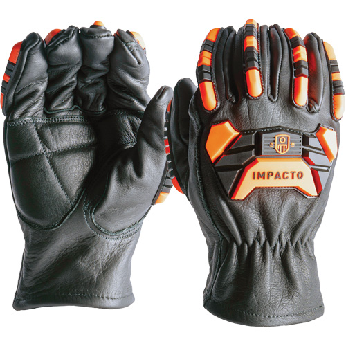 Gants de protection contre la coupe et les chocs, 7, Paume en Cuir de vache CSL Industriel Inc.