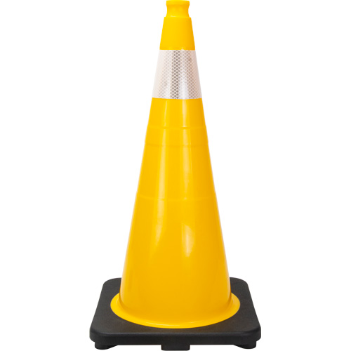Premium Traffic Cone, 28", Yellow, 4" Reflective Collar(s) CSL Industriel Inc.