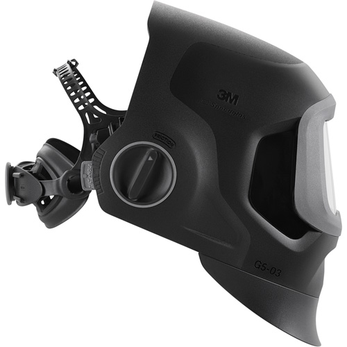 Speedglas G5-03 Pro Black Fixed Front Welding Helmet, 2.8" L x 4.3" W View Area, 2.5/5/8-13 Shade Range, Black CSL Industriel Inc.